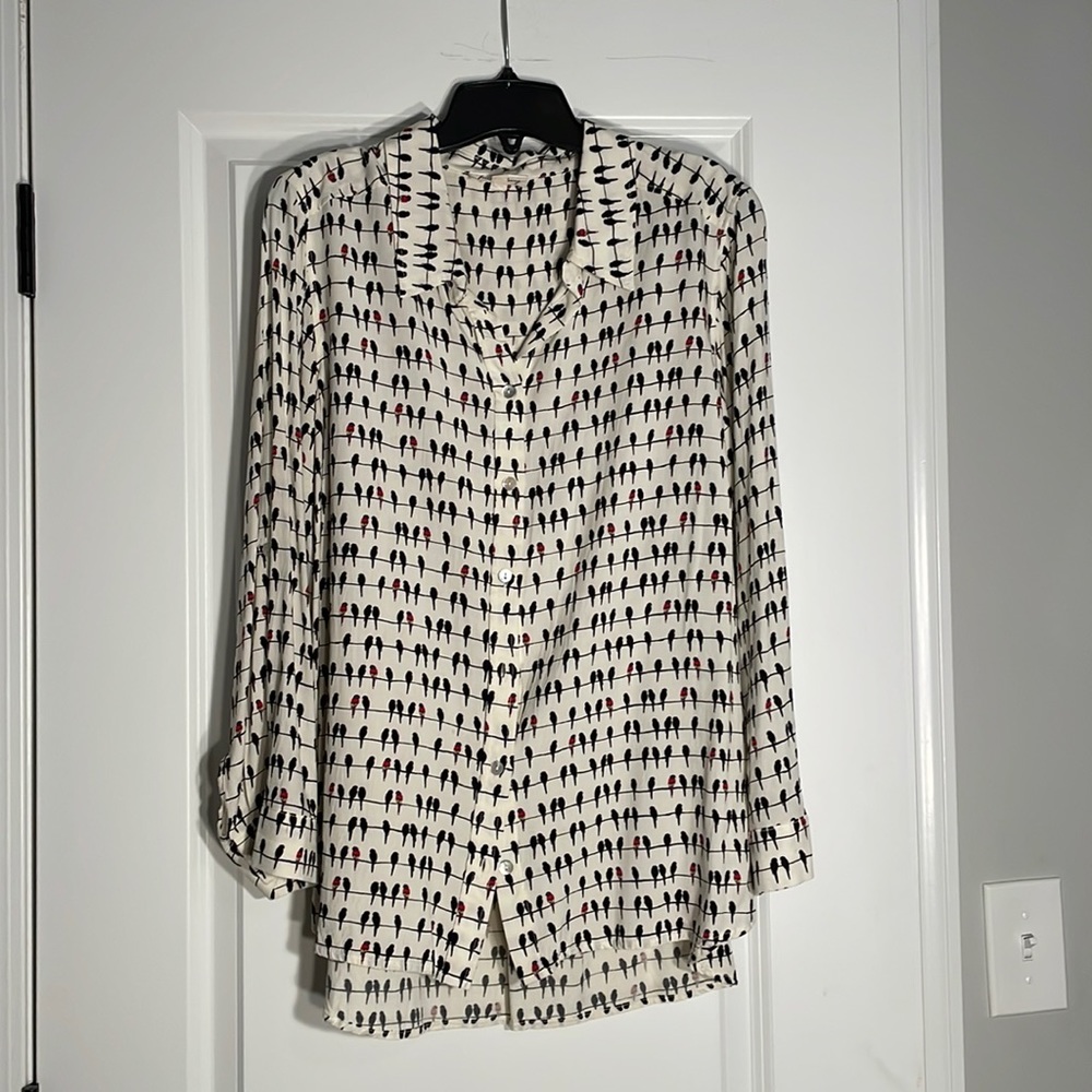 Button-Up Bird Shirt